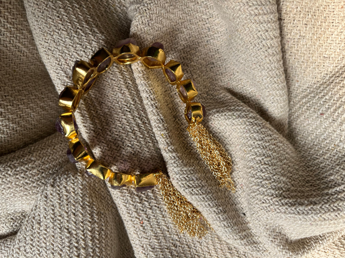 Quartz Quest Bangle Guiyaa Jewels