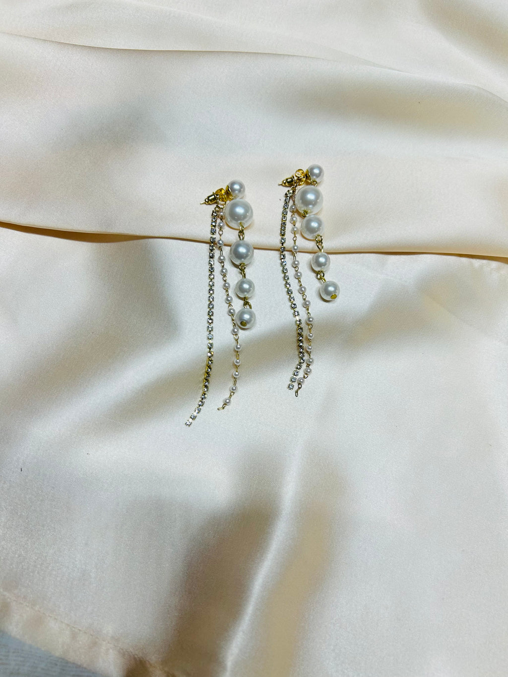 Pearl Chain Earrings - Garud Wear