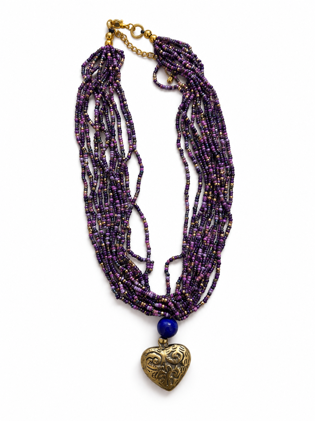Purple Heart Necklace Garud Wear