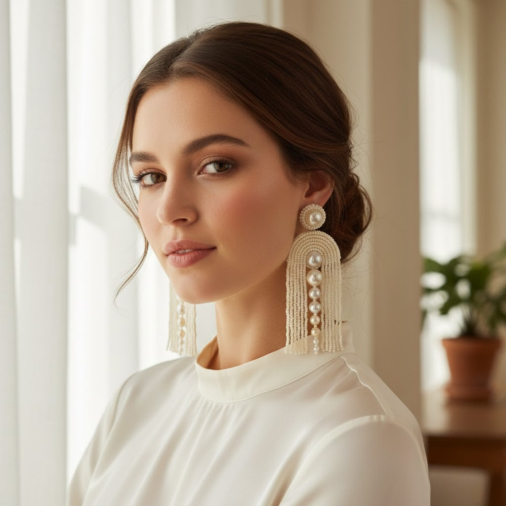 Pearl Tassel Drops