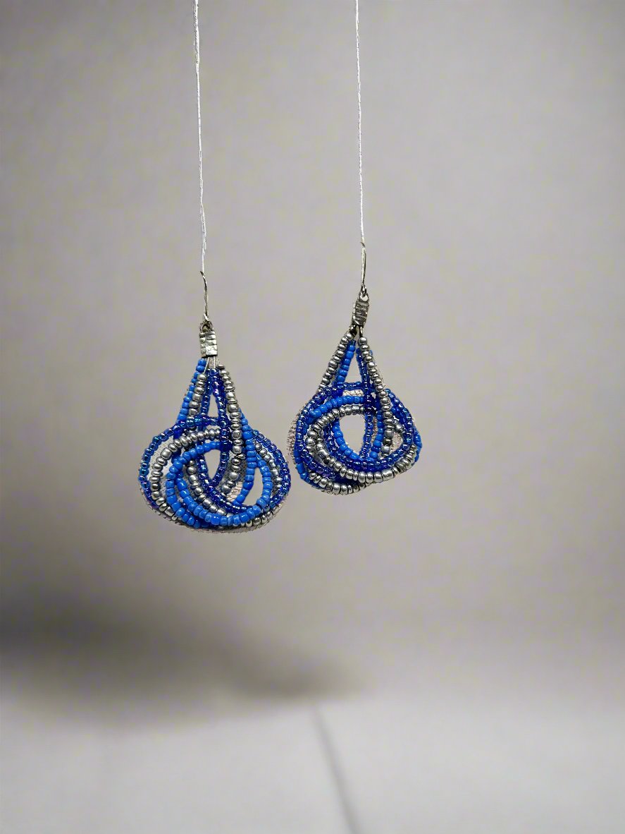 Blue Twisted Elegance - Garud Wear