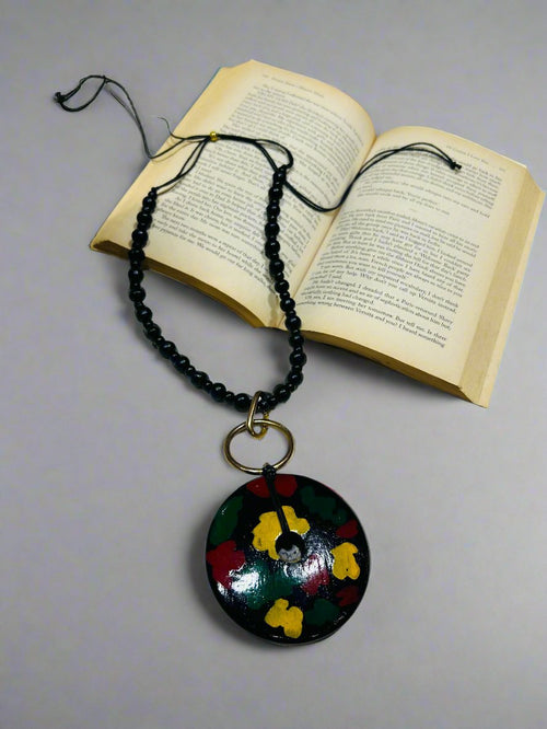 Black painted Necklace Garud Wear
