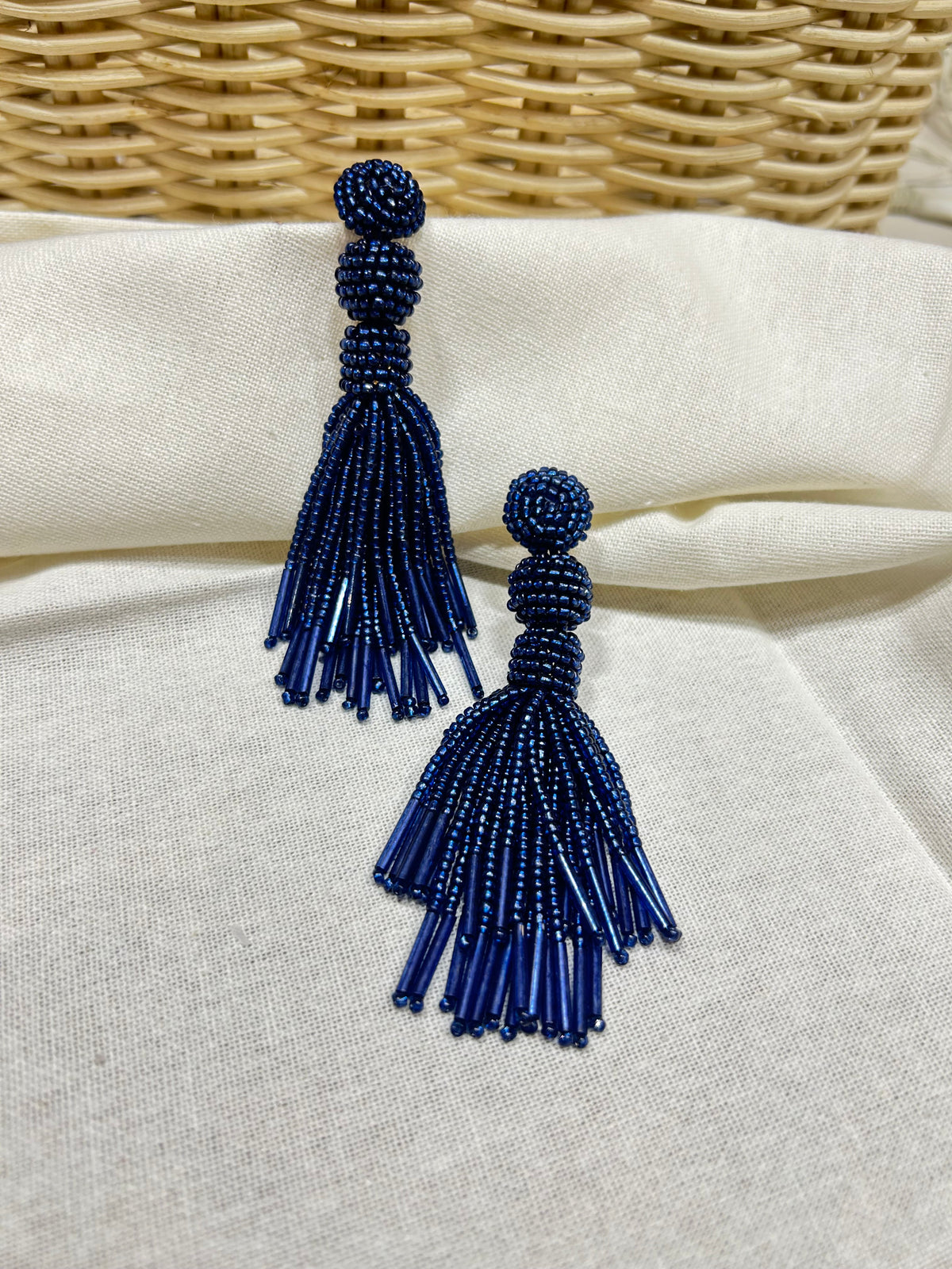 Blue Haze Tassel Dangles - Garud Wear