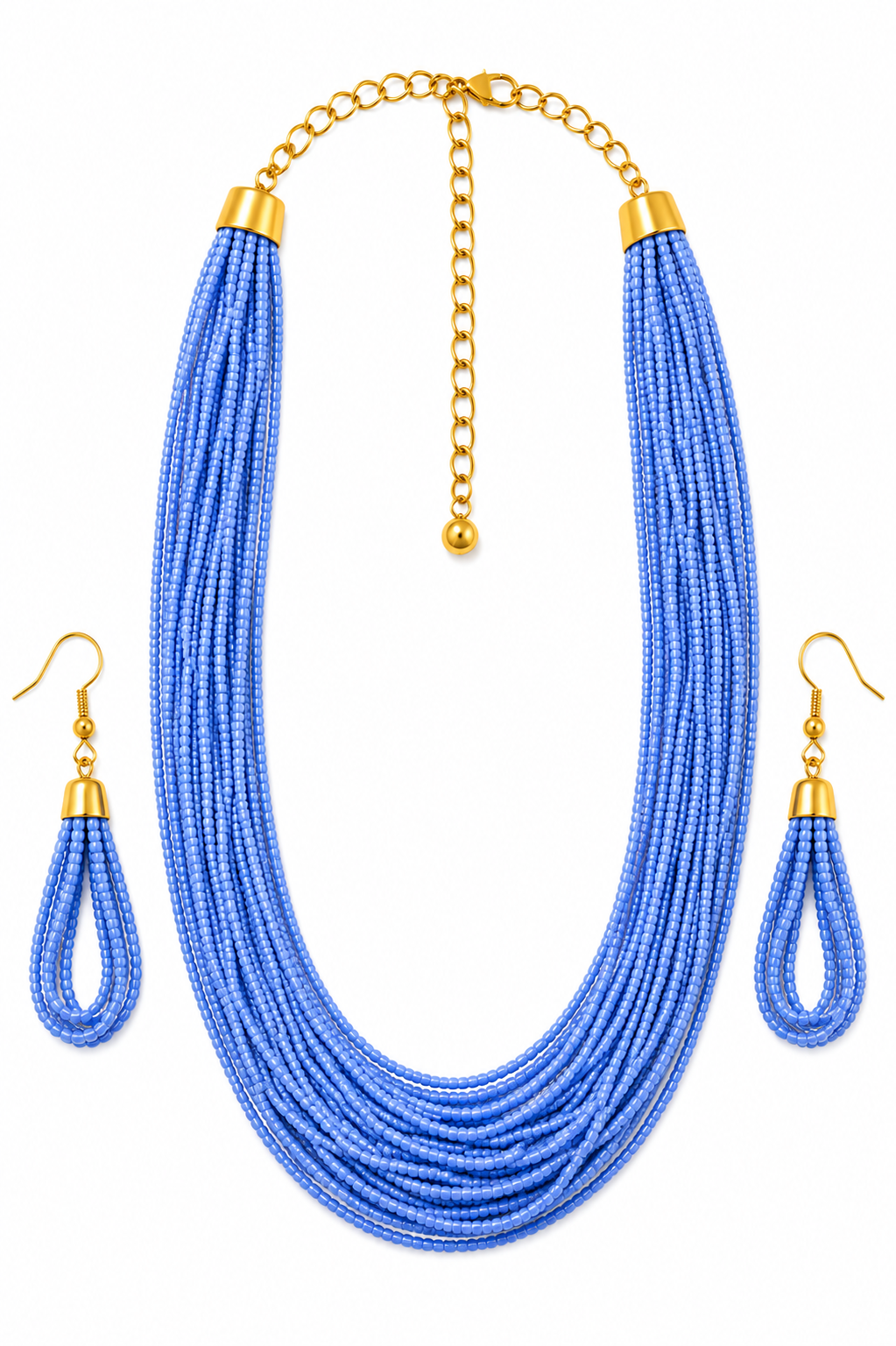 Long Beeded Necklace Garud Wear