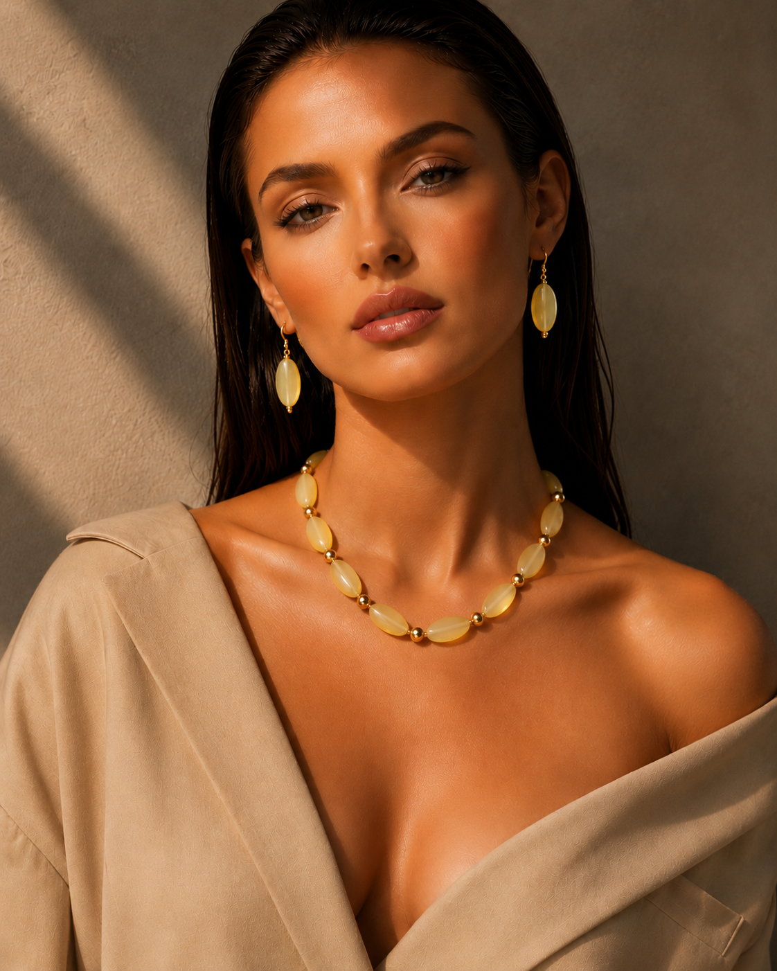 Yellow Necklace Garud Wear
