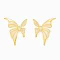 Elegant Butterfly Glow Earrings Garud Wear