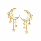Celestial Glow Drop Earrings Garud Wear