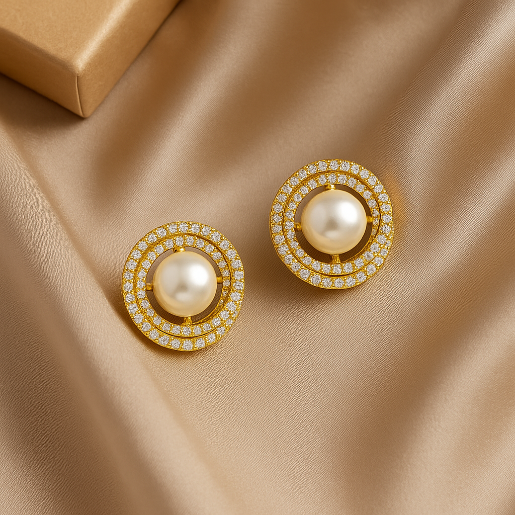 Golden Whisper Pearls Garud Wear