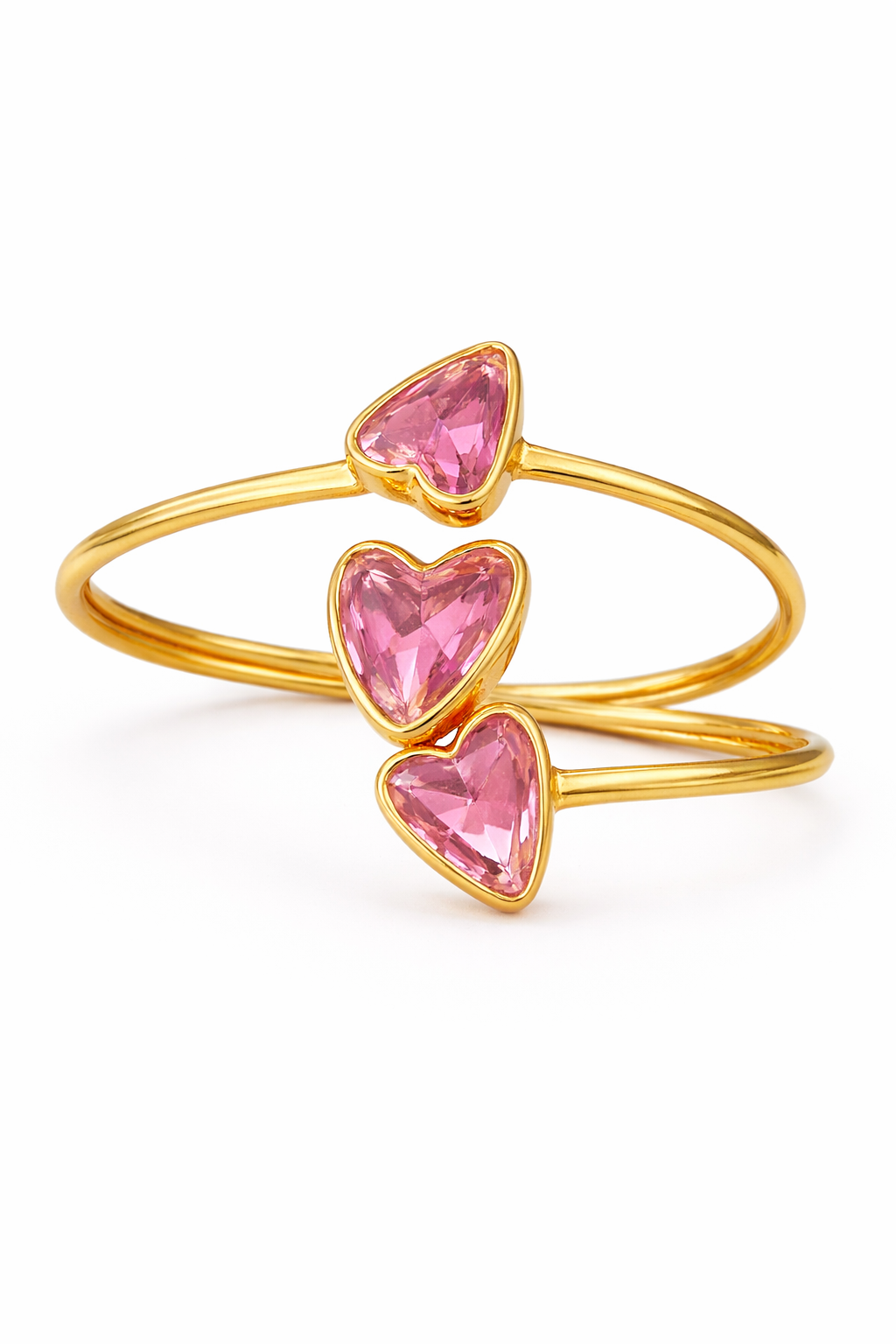 Pink Heart Bracelet Garud Wear