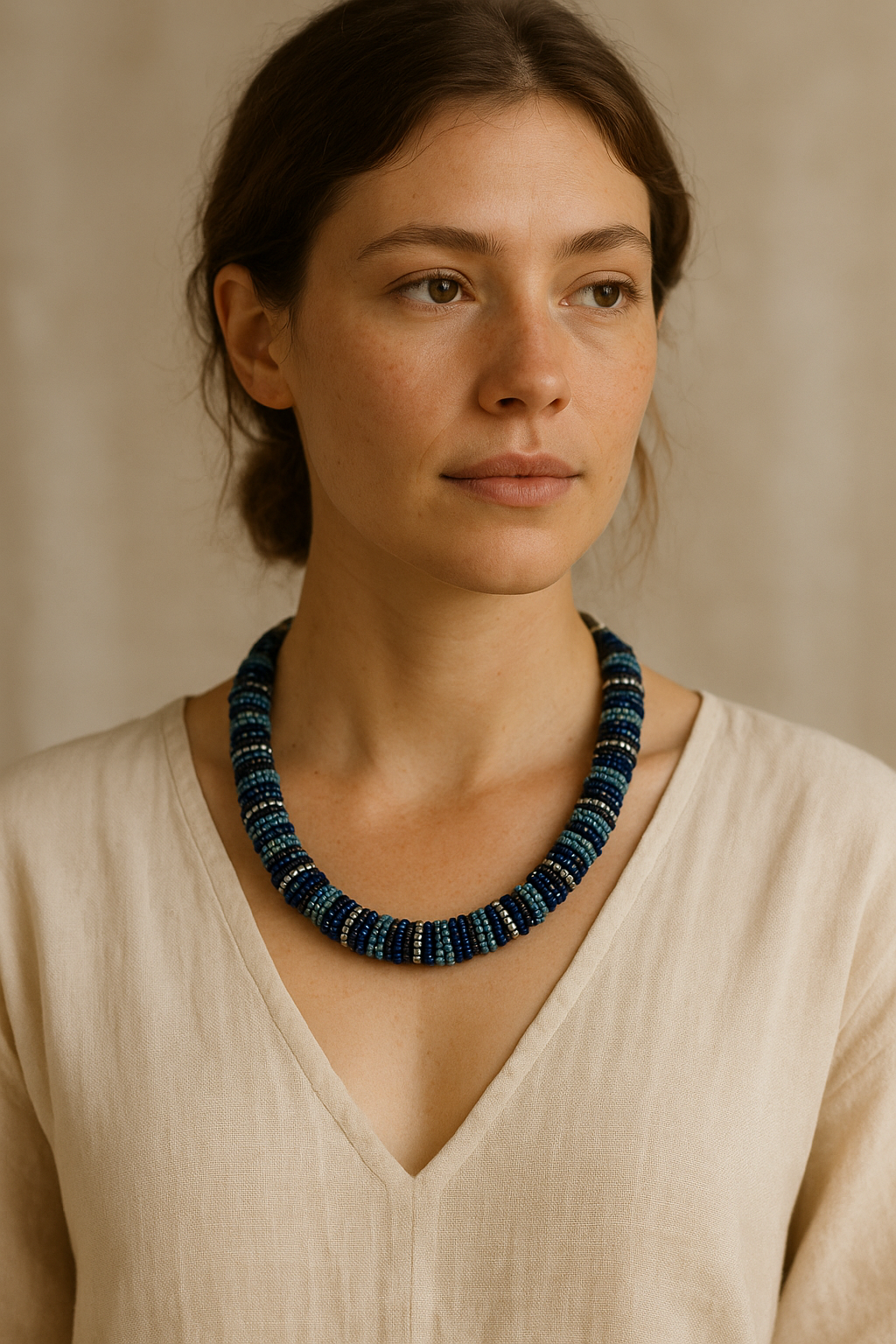 EcoBlue Harmony Necklace Garud Wear
