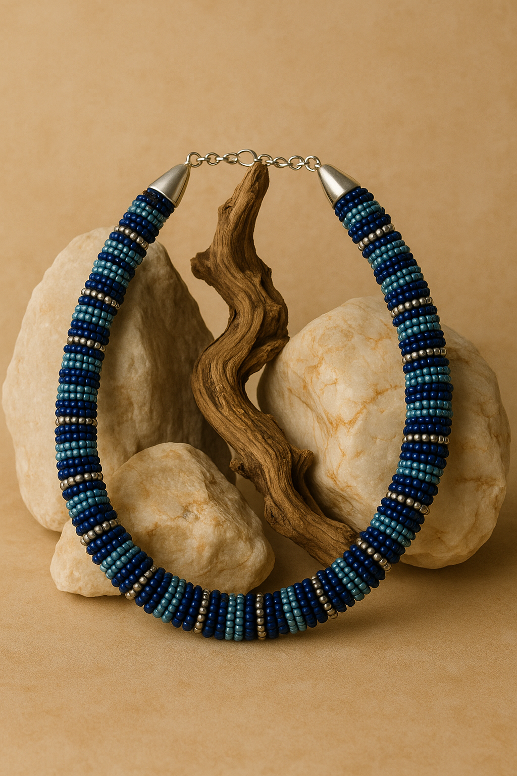 EcoBlue Harmony Necklace Garud Wear