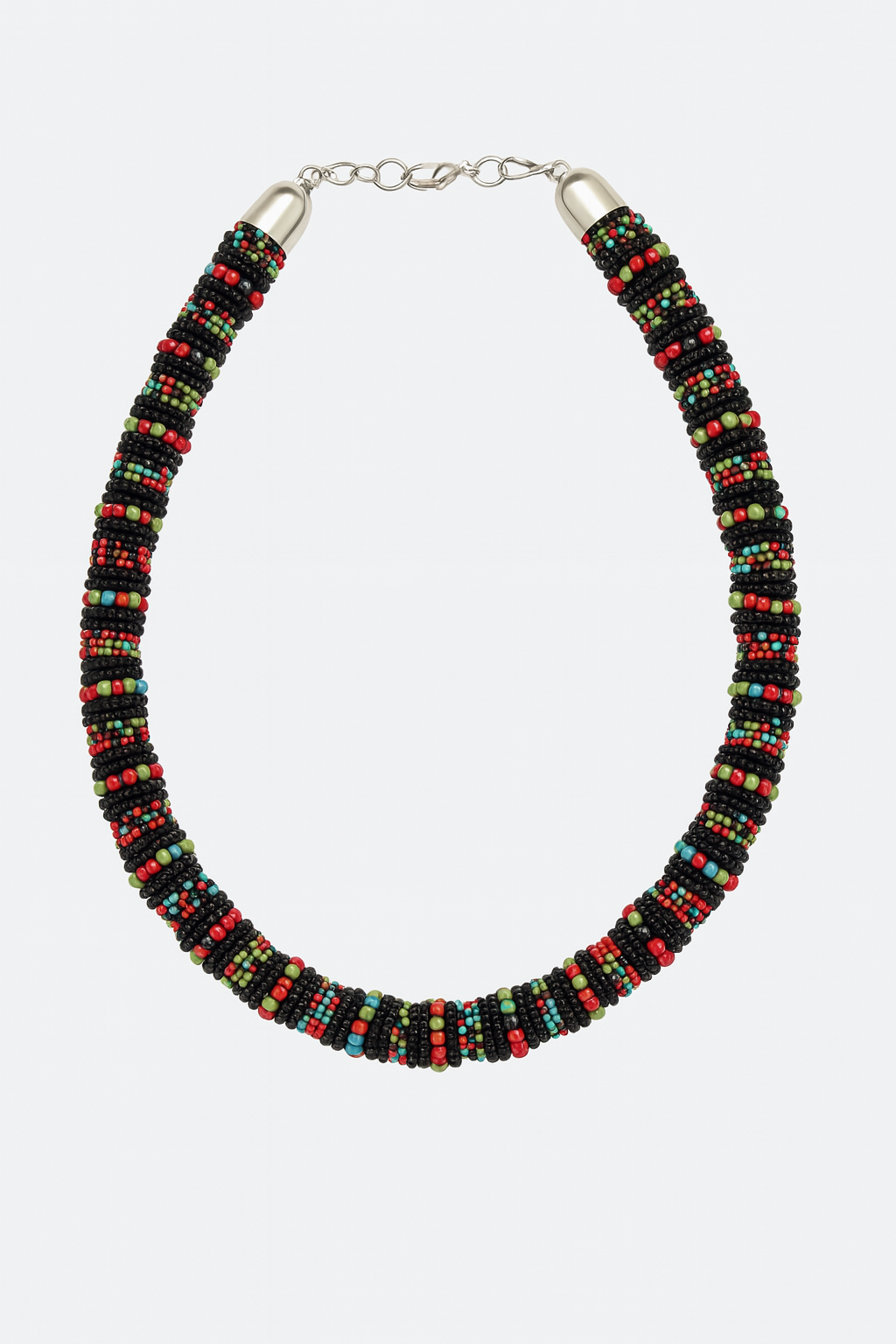 Color Harmony Beaded Necklace Garud Wear