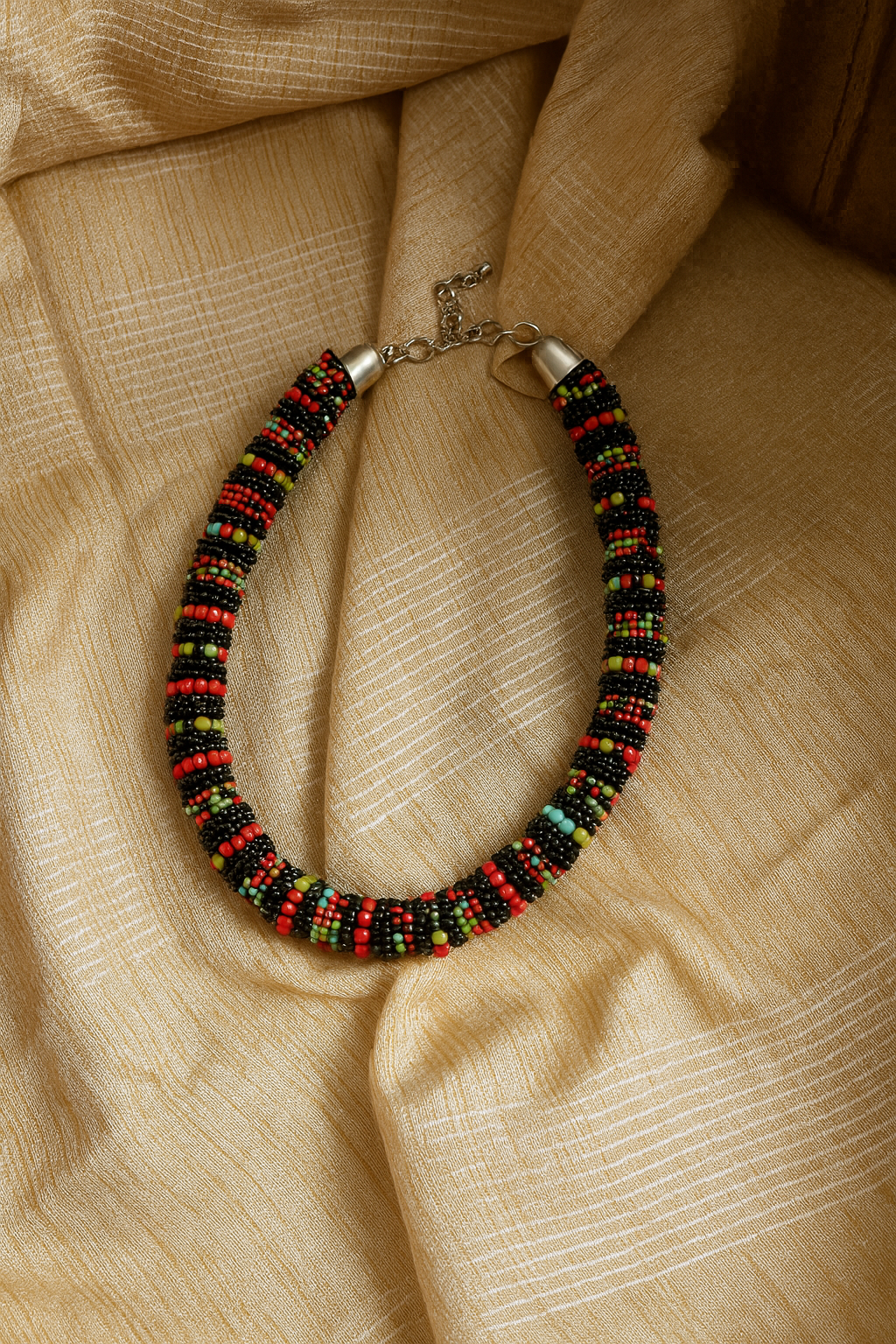 Color Harmony Beaded Necklace Garud Wear