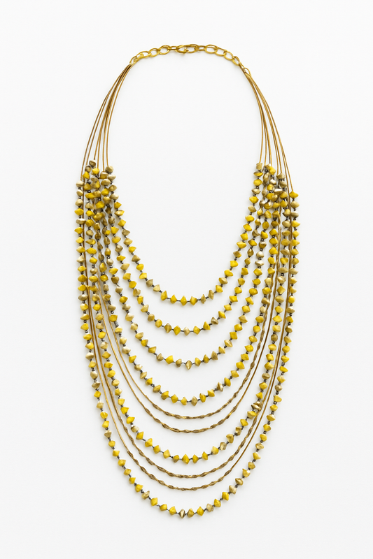 Serene Layers Beaded Necklace Garud Wear