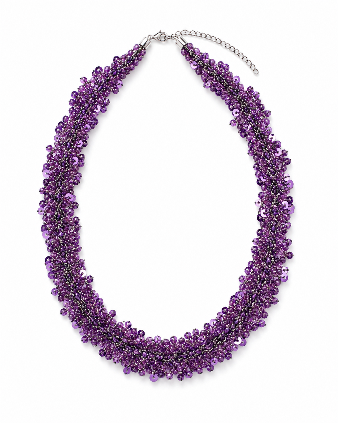 Purple lightweight handmade necklace Garud Wear