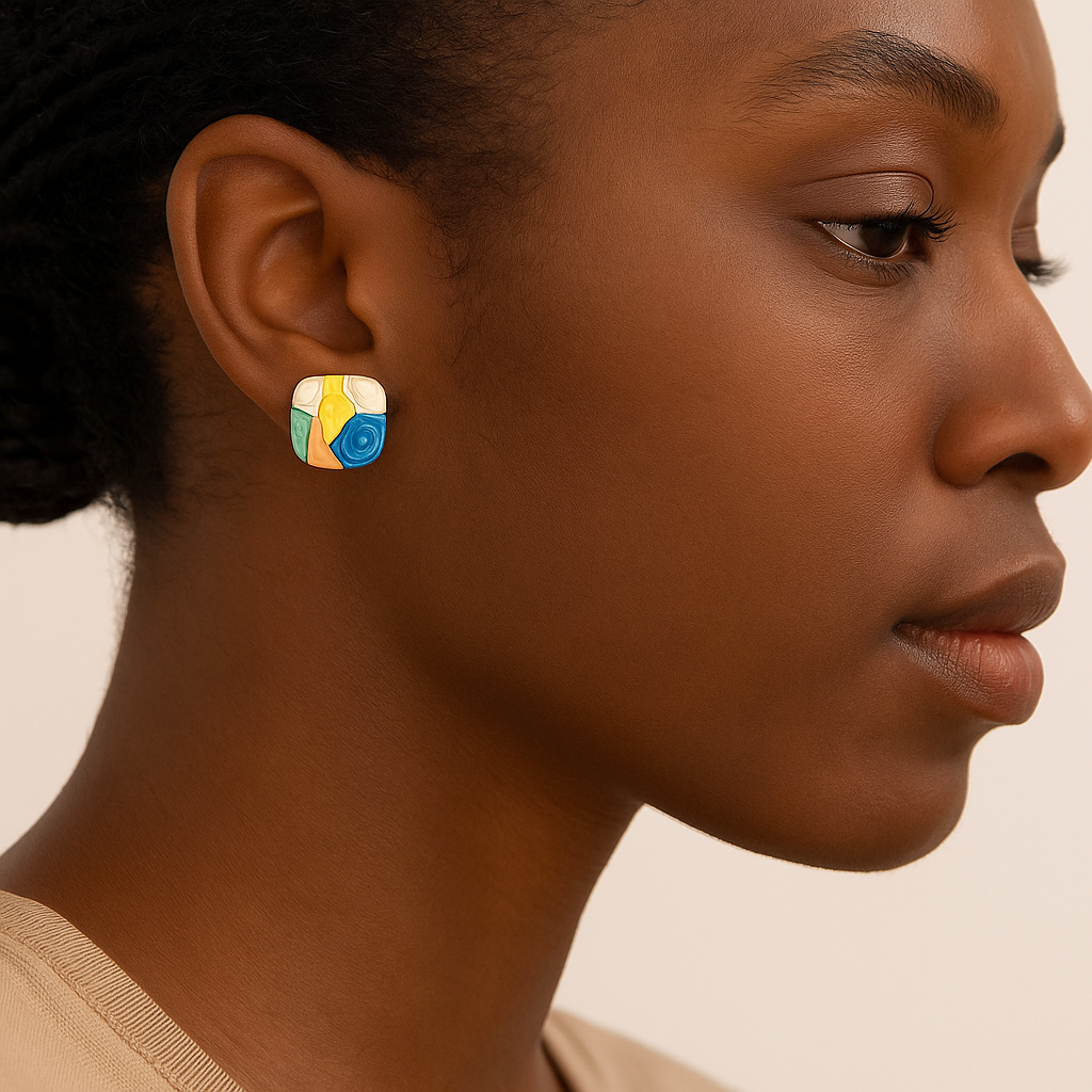 Rainbow Glow Studs Garud Wear