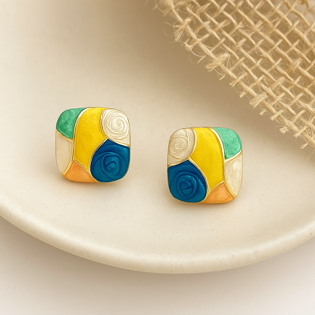Rainbow Glow Studs Garud Wear