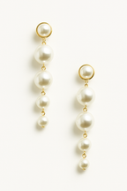 GracePearl Drop Earrings Garud Wear