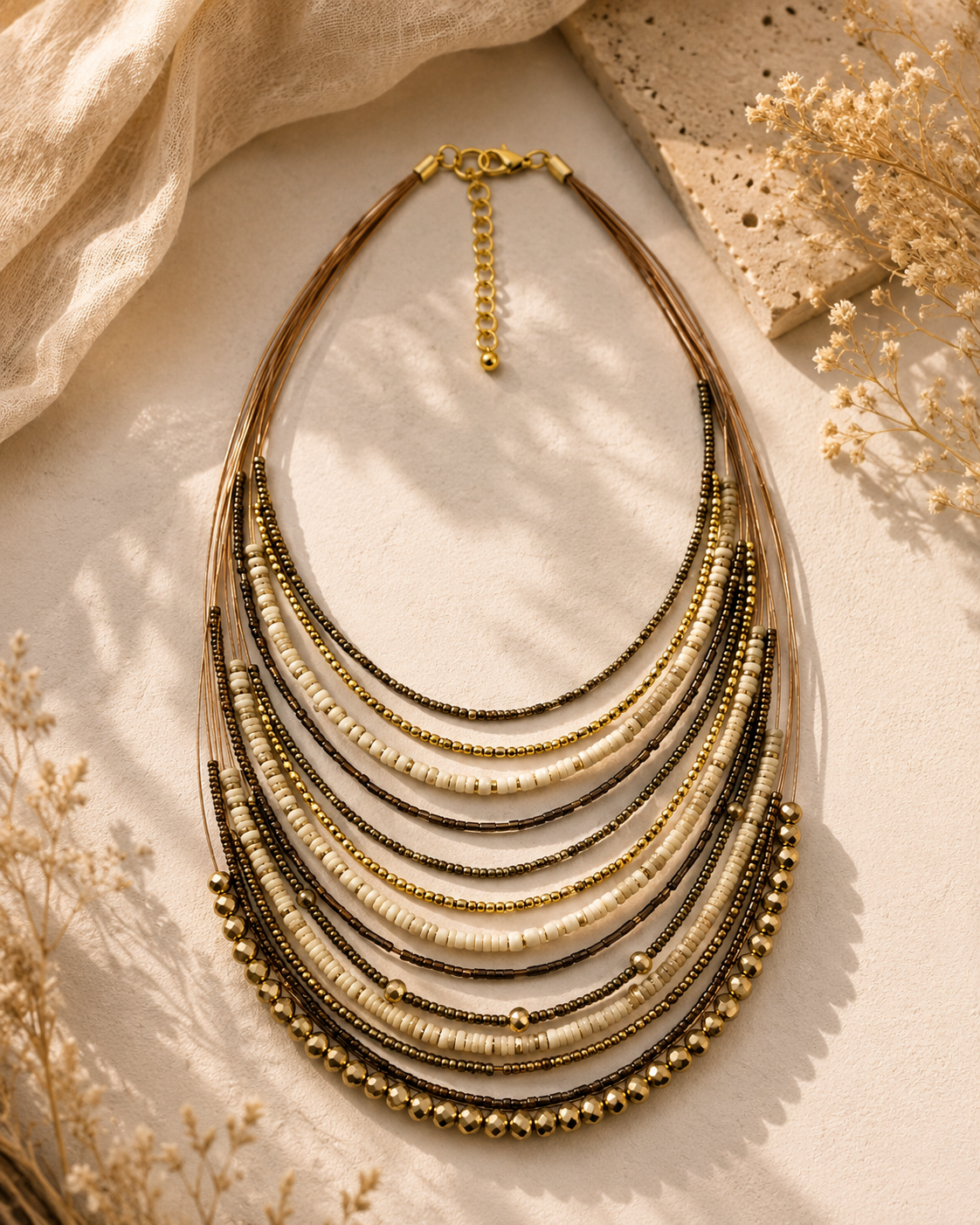 Handcrafted wire necklace Garud Wear