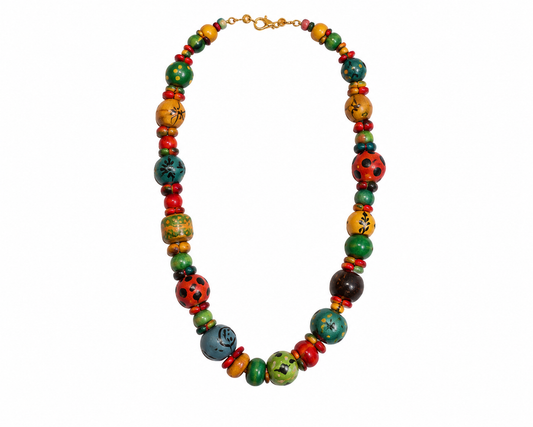 Vibrant multicolour necklace Garud Wear
