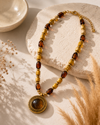 Earthy stone necklace Garud Wear