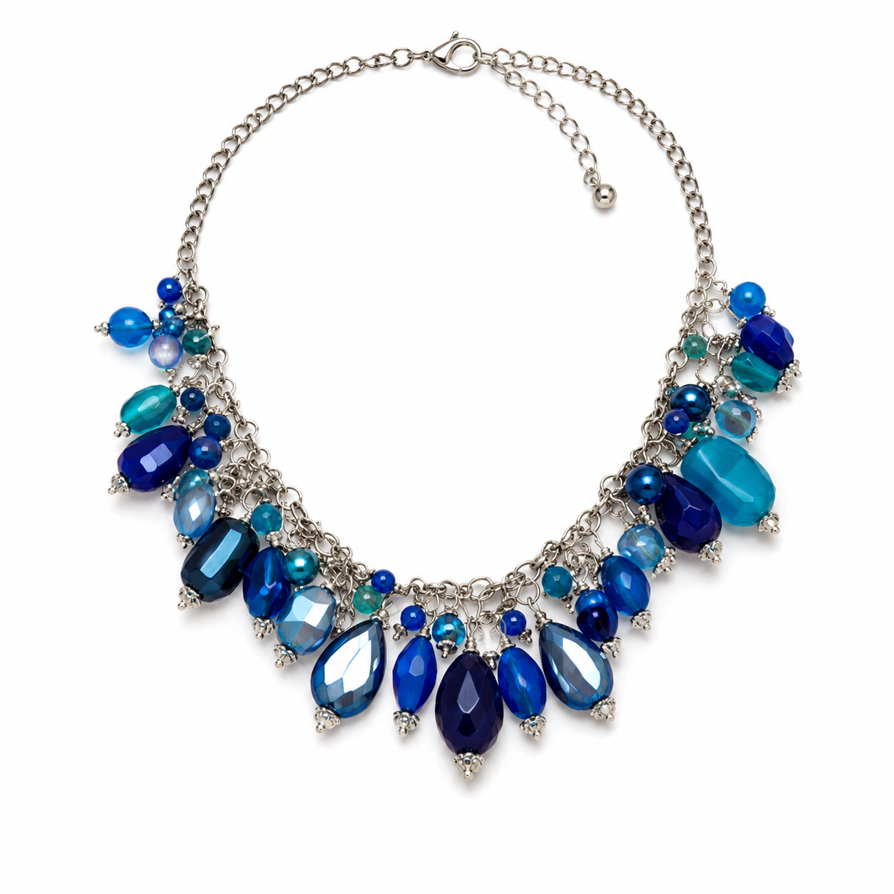 Handcrafted blue stone necklace Garud Wear