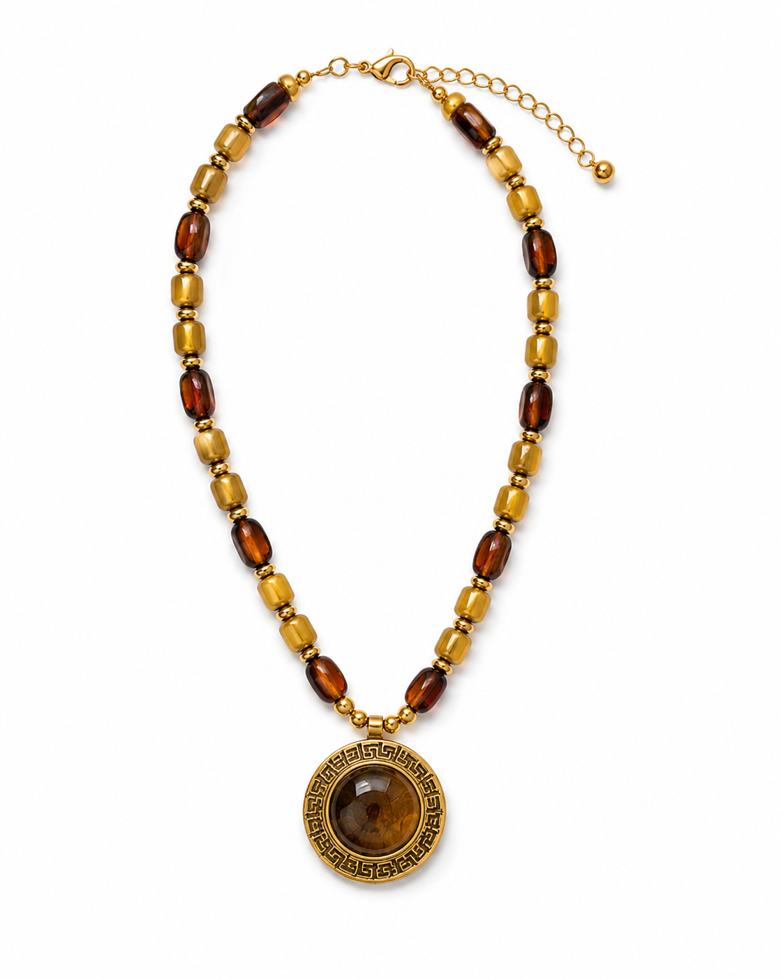 Earthy stone necklace Garud Wear
