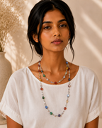 Handcrafted glass beaded necklace Garud Wear