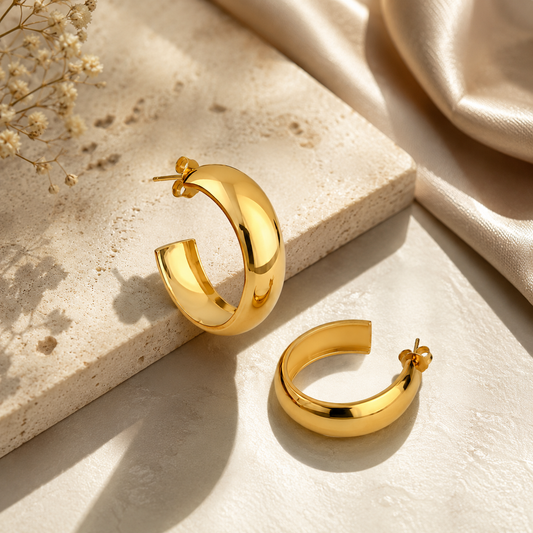 Timeless golden earrings Garud Wear