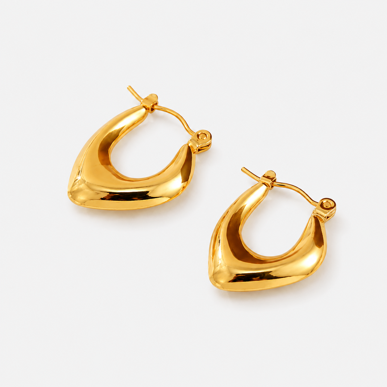 Elegant Golden Purse Earrings Garud Wear