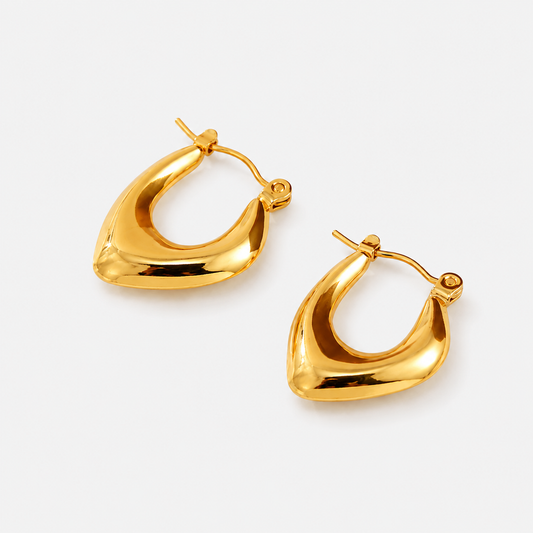 Elegant Golden Purse Earrings Garud Wear