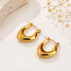Elegant Golden Purse Earrings Garud Wear