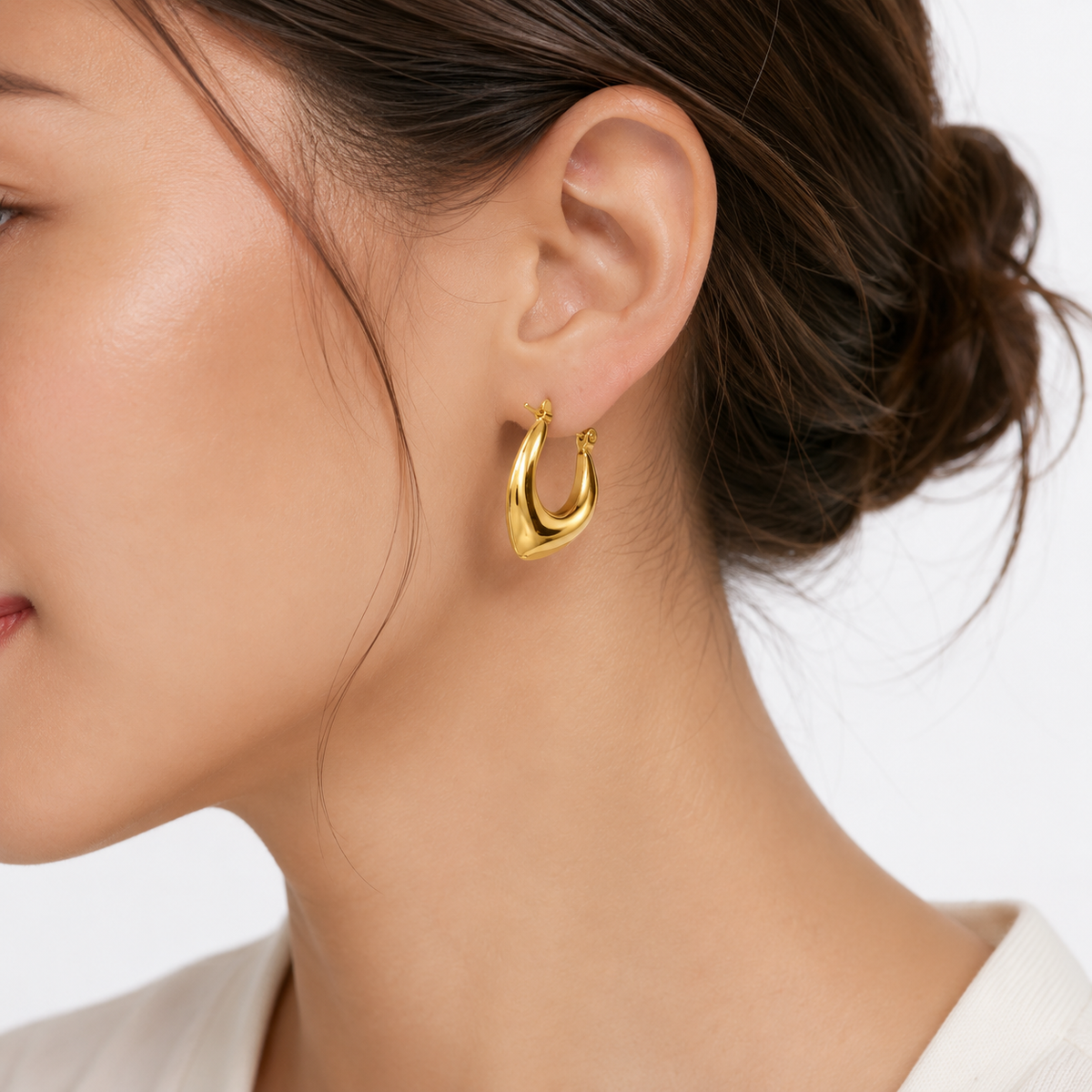 Elegant Golden Purse Earrings Garud Wear