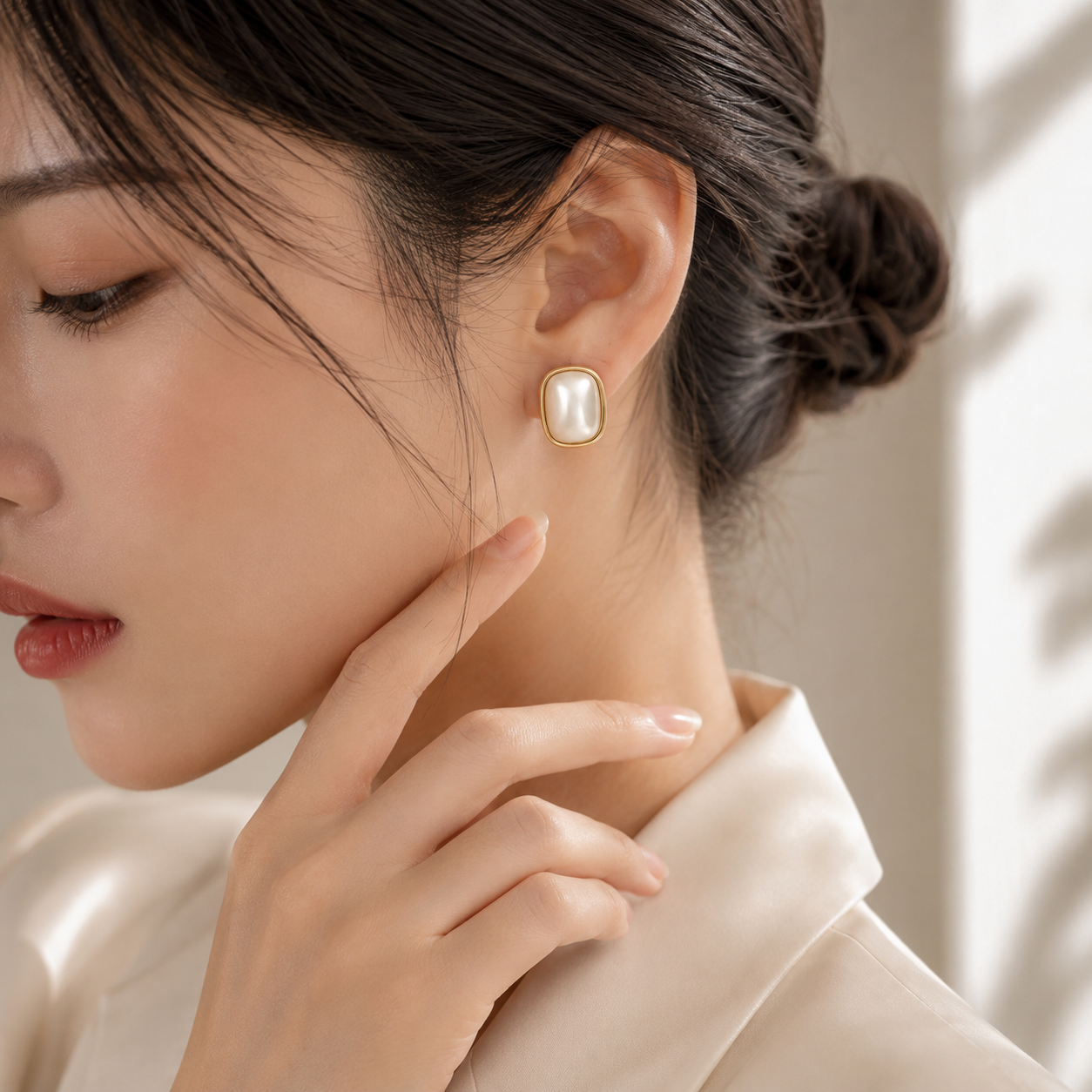 Timeless white elegance Garud Wear