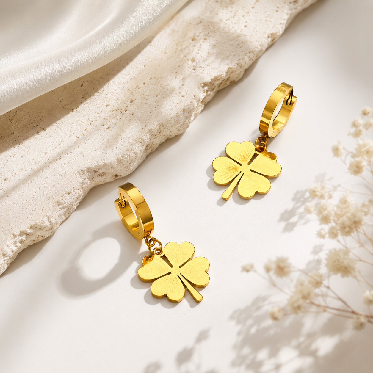 Elegant golden tree earrings Garud Wear