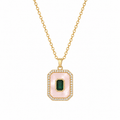 Green stone necklace Garud Wear