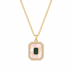 Green stone necklace Garud Wear