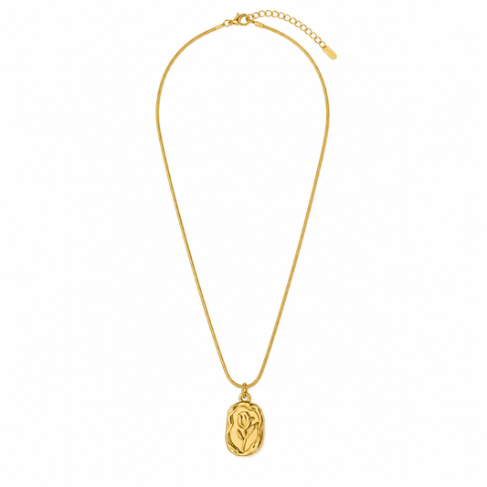 Delicate rose pendant necklace Garud Wear