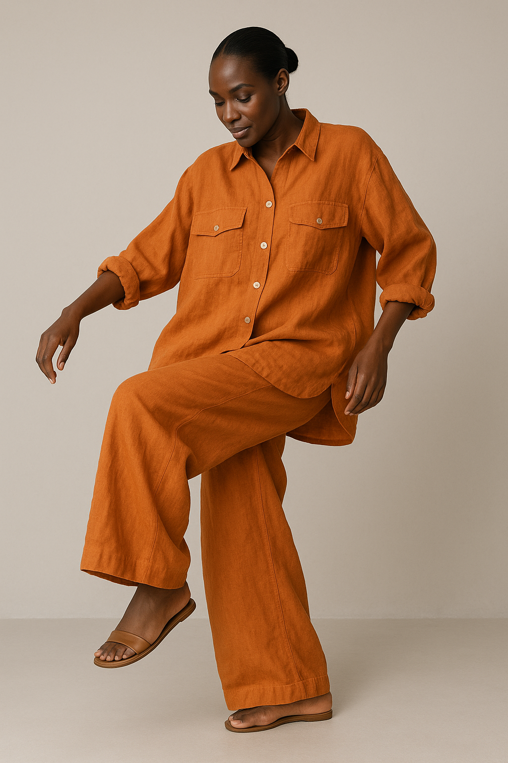 Pumpkin Spice Cord Set Garud Wear