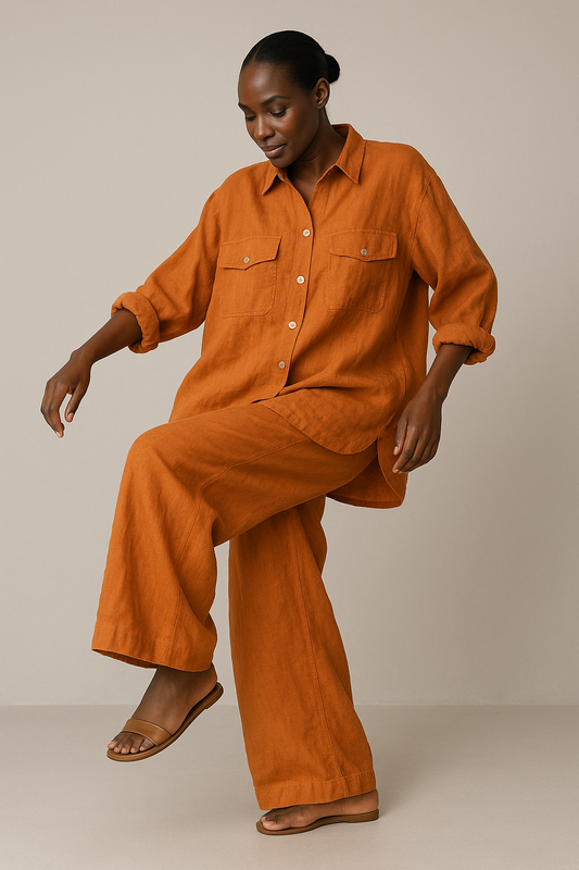 Pumpkin Spice Cord Set Garud Wear