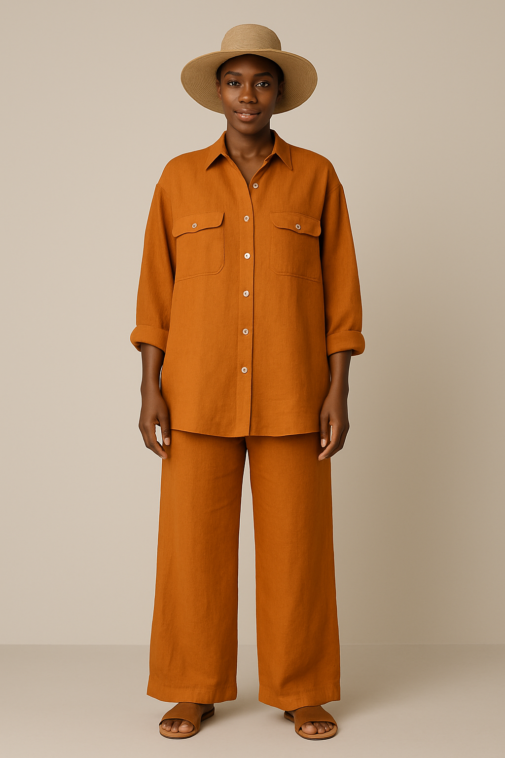 Pumpkin Spice Cord Set Garud Wear