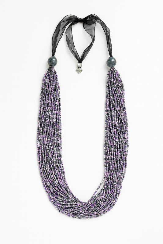 multi-lavender-necklace Guiyaa Jewels