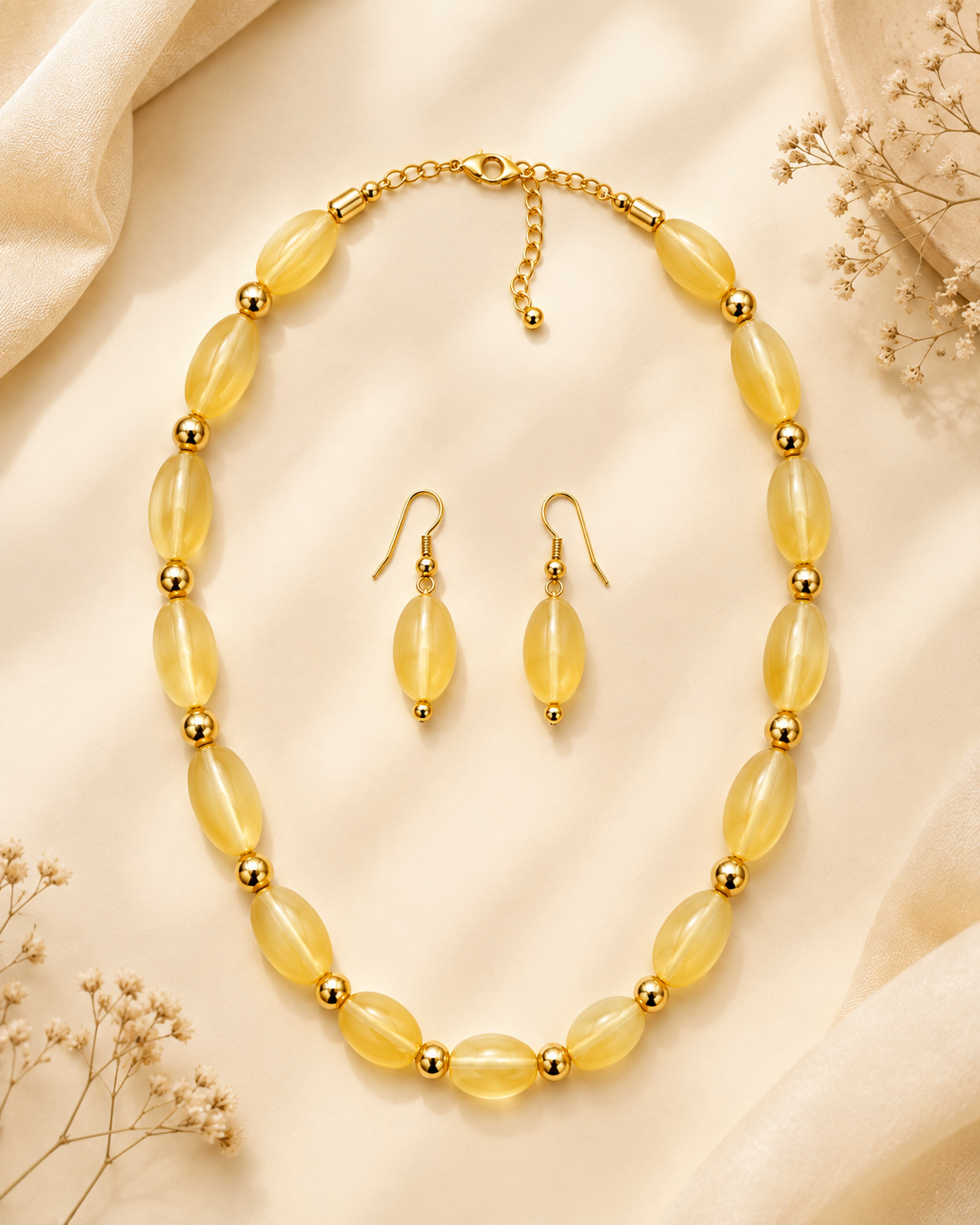 Yellow Necklace Garud Wear