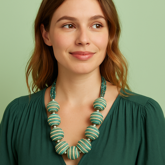 Jute Elegance Necklace Garud Wear
