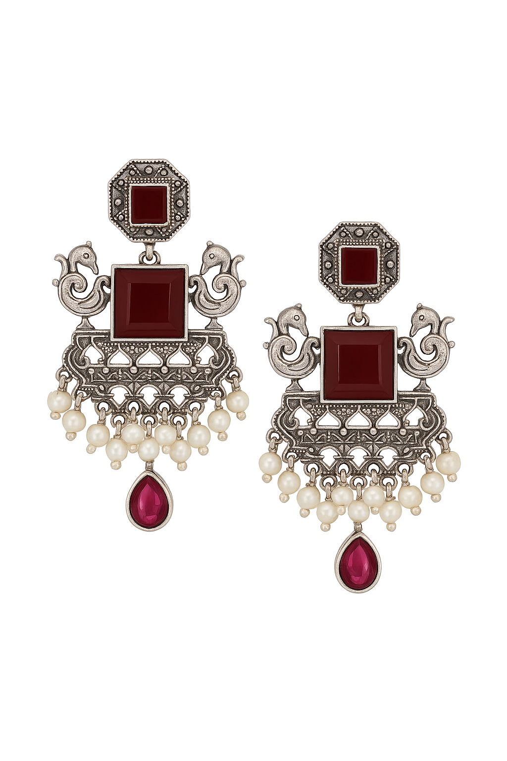 ruby-earrings Garud Wear