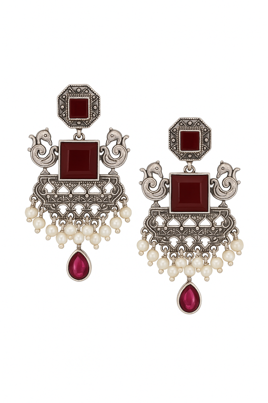 ruby-earrings Garud Wear