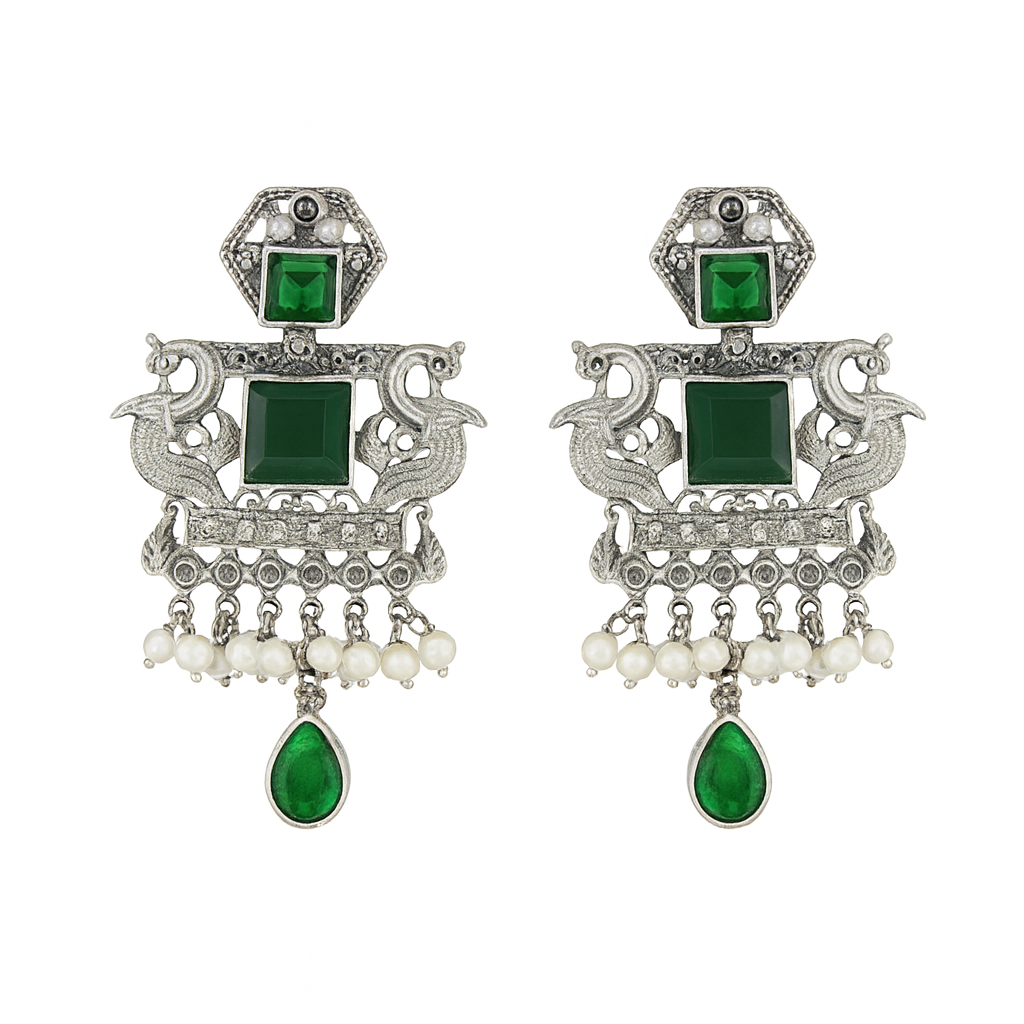 emerald-earrings Garud Wear