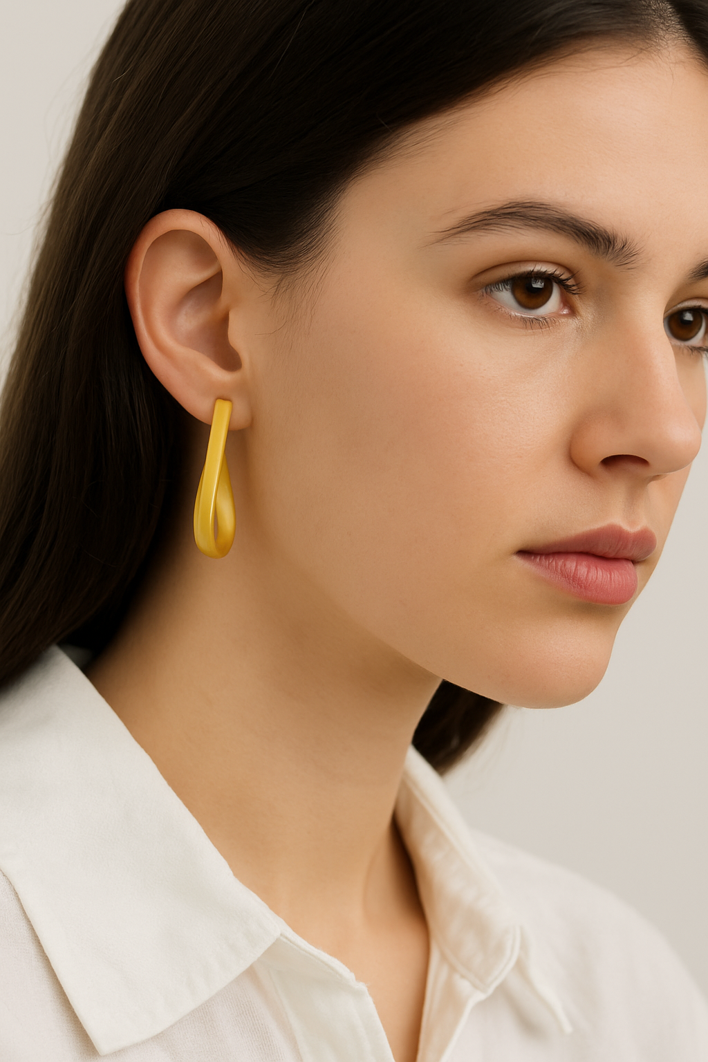 Radiant Grace Golden Earrings Garud Wear
