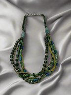 Wooden Green Necklace - Garud Wear