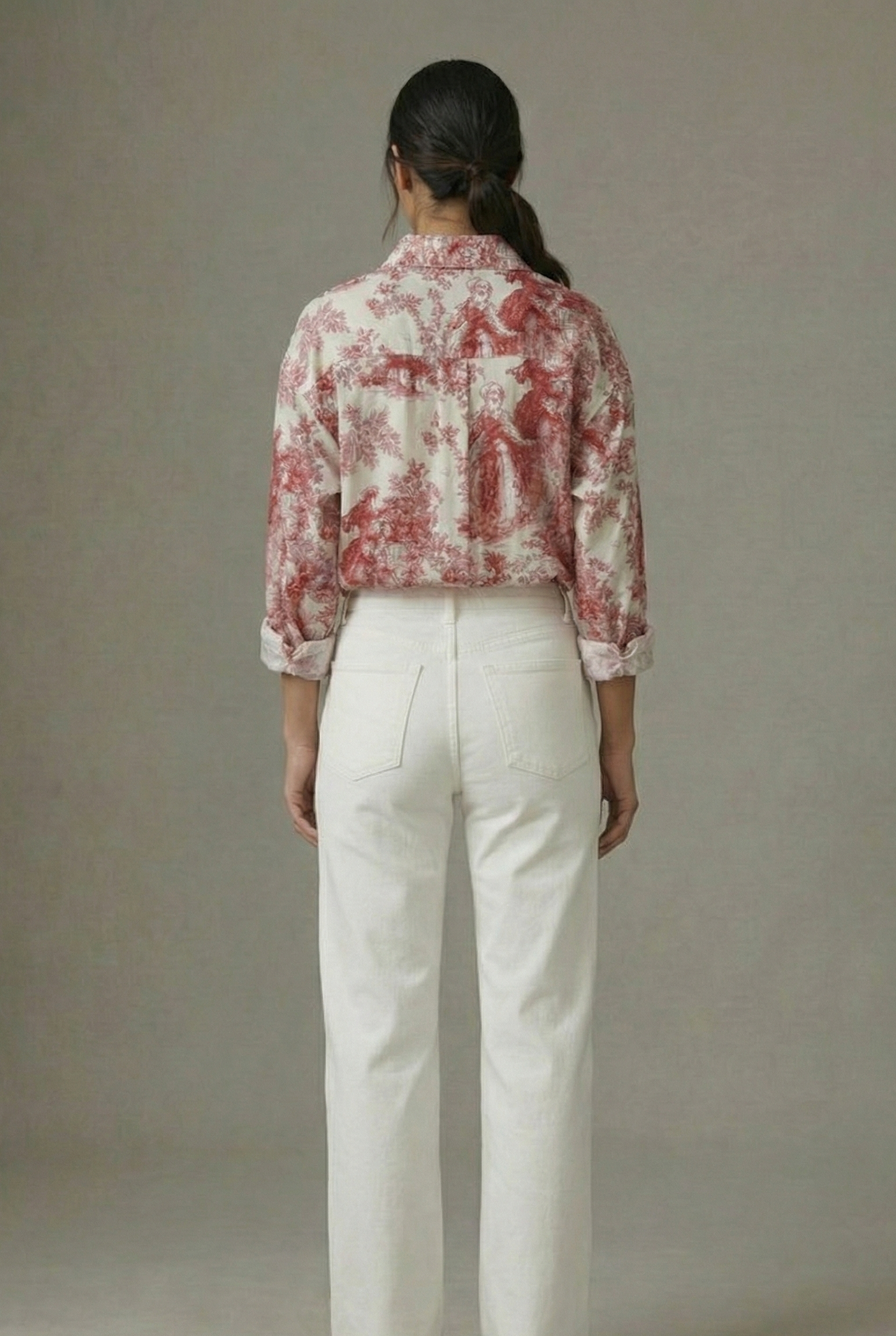 Red Toile Shirt Garud Wear